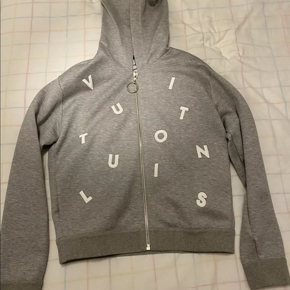 Louis Vuitton Gray Hoodie